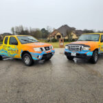 Ulloa's Pool Care Service Trucks
